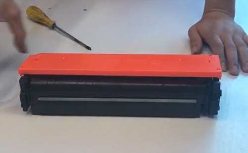 Cartridge make up Details showing for HP printer